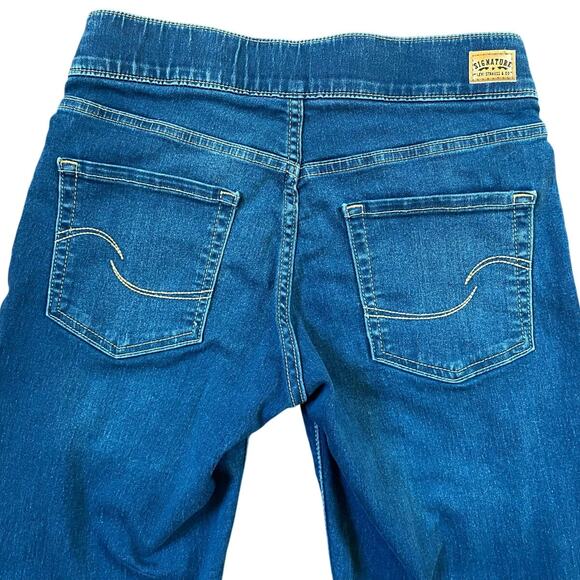 Levis Women's Signature Totally Shaping Pull On Skinny Blue Denim 4M W27/L30 - Picture 10 of 15